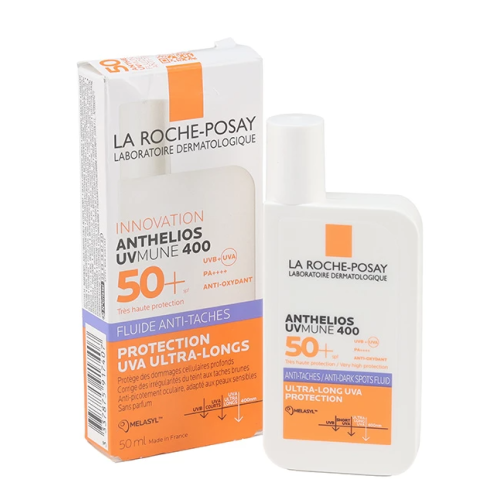Anthelios UVMune 400 fluide solaire anti-taches SPF50+ 50 ml
