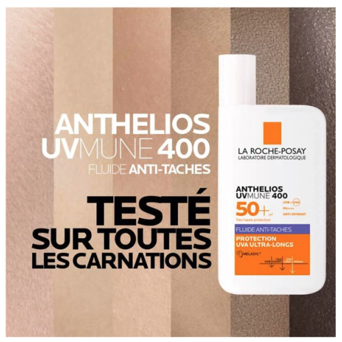 Anthelios UVMune 400 fluide solaire anti-taches SPF50+ 50 ml