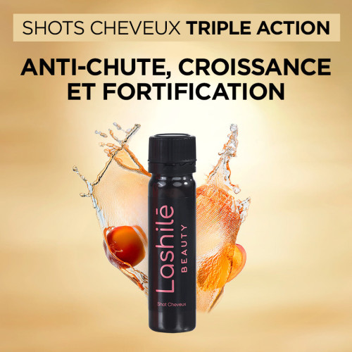 Shots Cheveux Triple Action Anti-chute, croissance et fortification 14 Shots