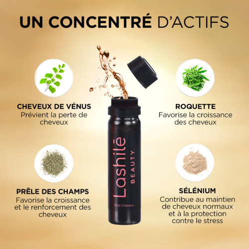 Shots Cheveux Triple Action Anti-chute, croissance et fortification 14 Shots