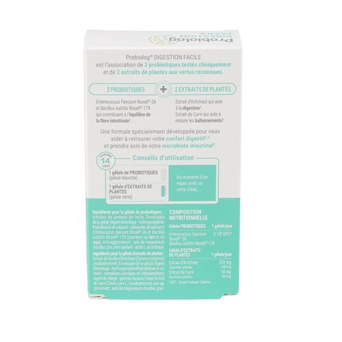 Probiolog Digestion facile 2 x 14 gélules