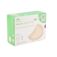 Mepilex Border Flex Oval Pansement hydrocellulaire 10,8 cm x 14 cm 16 pansements