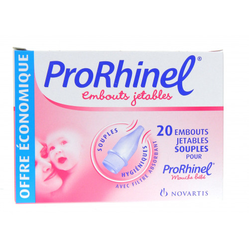 PRORHINEL 20 Embouts Jetables pour Mouche Bébé-3164