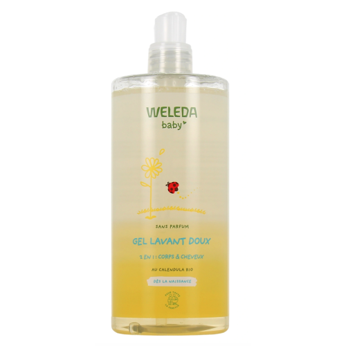 Baby Gel Lavant Doux au Calendula 2en1 Sans Parfum 750 ml Baby Gel Lavant Doux au Calendula 2en1 Sans Parfum 750 ml