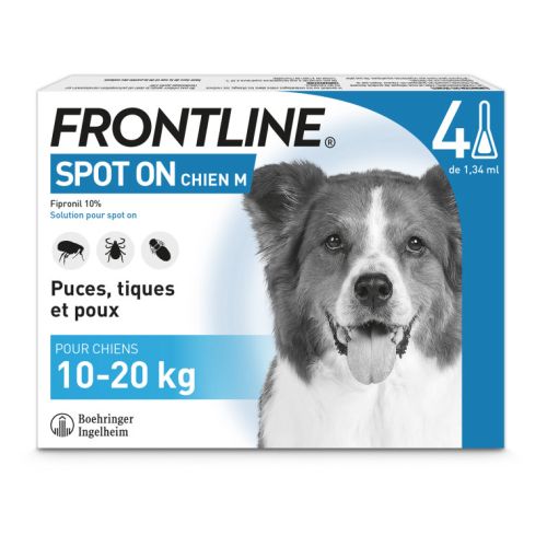 Spot-On Chien 10 - 20 Kg Pipettes