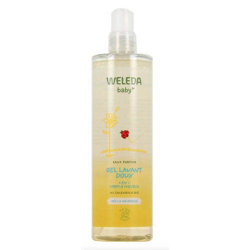 Baby Gel Lavant Doux au Calendula 2en1 Sans Parfum 400 ml