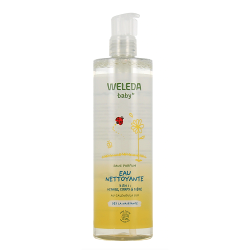 Baby Eau Nettoyante au Calendula 3en1 Sans Parfum 400 ml