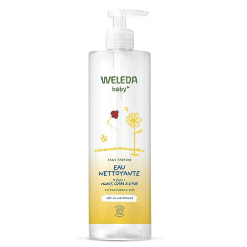 Baby Eau Nettoyante au Calendula 3en1 Sans Parfum 400 ml