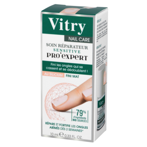 Nail Care Soin Réparateur Sensitive Pro'Expert au Silicium Fini Mat 10 ml Nail Care Soin Réparateur Sensitive Pro'Expert au Silicium Fini Mat 10 ml