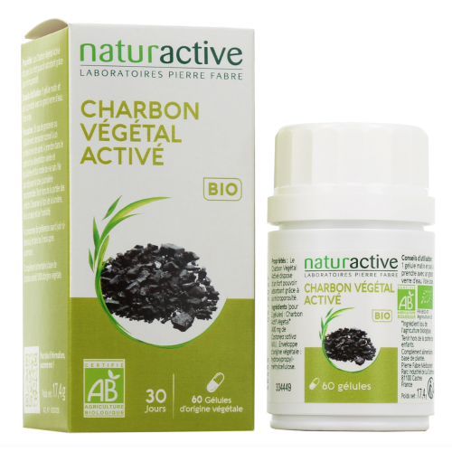 Charbon Végétal Activé Bio 60 gélules