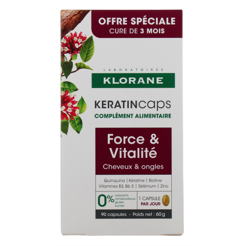 KeratinCaps 3 x 30 capsules KeratinCaps 3 x 30 capsules