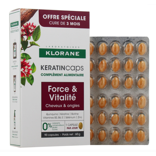 KeratinCaps 3 x 30 capsules