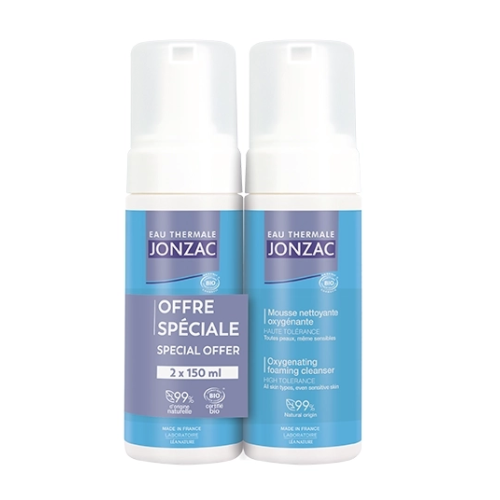 Mousse nettoyante oxygénante bio 2 x 150 ml Mousse nettoyante oxygénante bio 2 x 150 ml