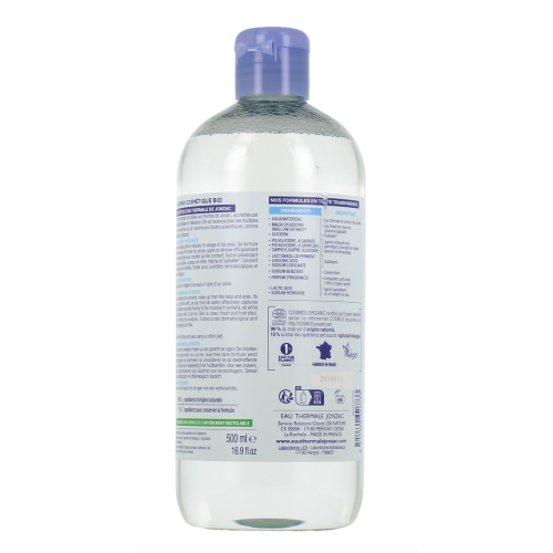 Eau Micellaire Hydratante Bio 500 ml