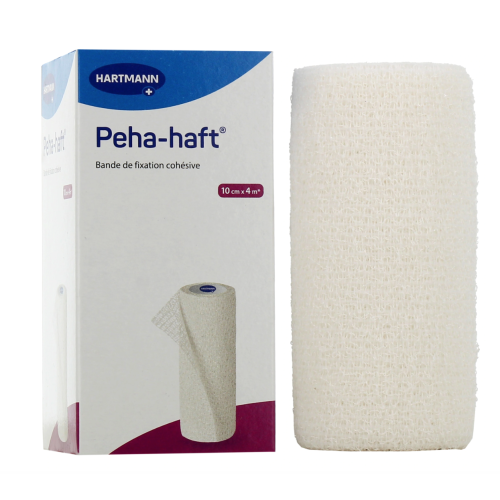 Peha-Haft Bande Cohésive 10 cm x 4 m Blanc