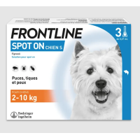 Spot-On Chien 2 - 10 Kg 3 Pipettes