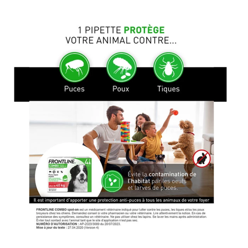 Combo Chien 2 - 10 Kg 3 Pipettes