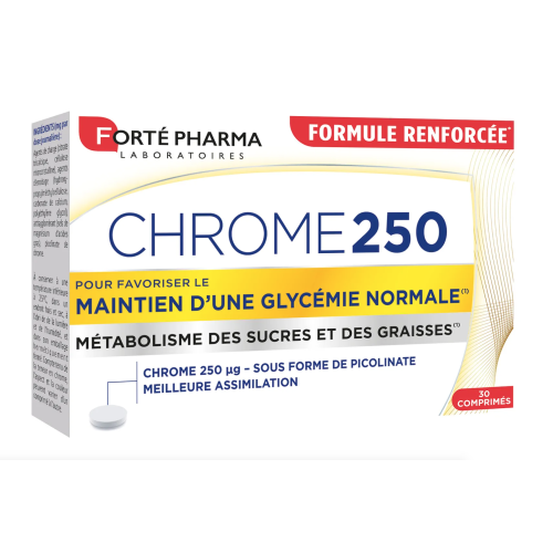 Chrome 250 30 comprimés