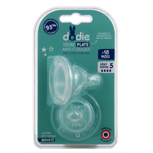 Sensation+ 2 Tétines Plate Anti-Colique Col Large +18 Mois Débit Rapide Sensation+ 2 Tétines Plate Anti-Colique Col Large +18 Mois Débit Rapide