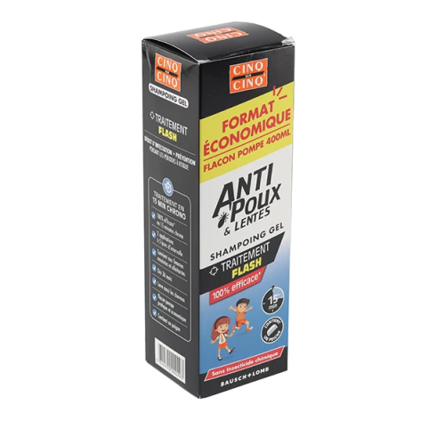 Shampooing gel anti poux 400 ml Shampooing gel anti poux 400 ml