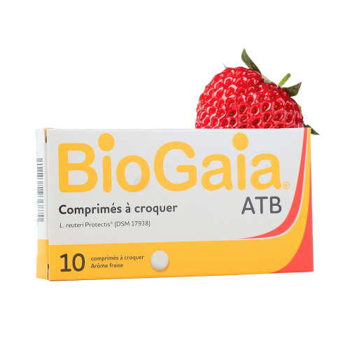ATB 10 comprimés à Croquer Arôme Fraise