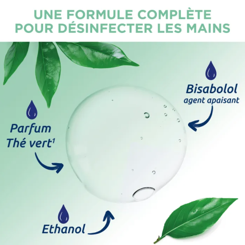 Gel Hydroalcoolique Parfum Thé Vert 100 ml