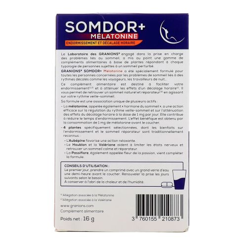 SOMDOR+ Mélatonine SOMDOR+ Mélatonine
