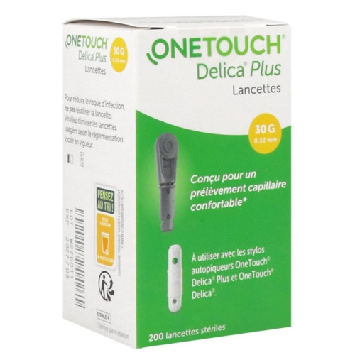 OneTouch Delica Plus 200 Lancettes OneTouch Delica Plus 200 Lancettes