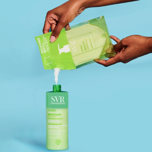 Sebiaclear Crème Lavante Éco-Recharge 400 ml