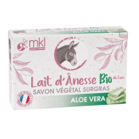 Savon au Lait d'ânesse Bio Aloe vera 100 g