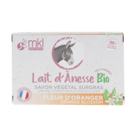 Savon végétal lait d'ânesse Fleur d'oranger Bio 100 g