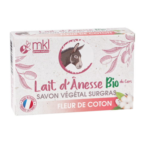 Savon au Lait d'ânesse Bio Fleur de Coton 100 g Savon au Lait d'ânesse Bio Fleur de Coton 100 g