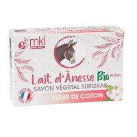 Savon au Lait d'ânesse Bio Fleur de Coton 100 g