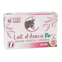 Savon au Lait d'ânesse Bio Rose 100 g