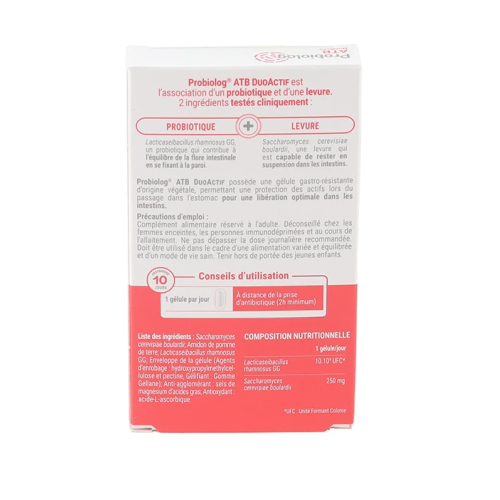 Probiolog ATB DuoActif 10 gélules