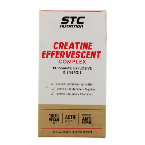 STC Nutrition Creatine Effervescent Complex 30 comprimés