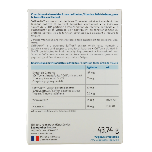 Euphoryl Humeur & Équilibre Émotionnel 90 gélules