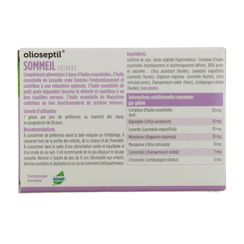 Olioseptil Sommeil 30 gélules