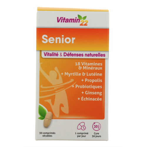 Vitamin 22 Senior 30 comprimés Vitamin 22 Senior 30 comprimés