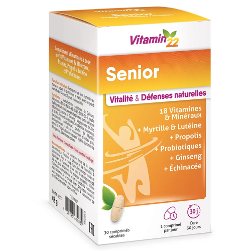Vitamin 22 Senior 30 comprimés