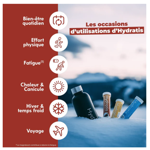 Hydratation Miel Citron à Boire Chaud 20 Pastilles Effervescentes