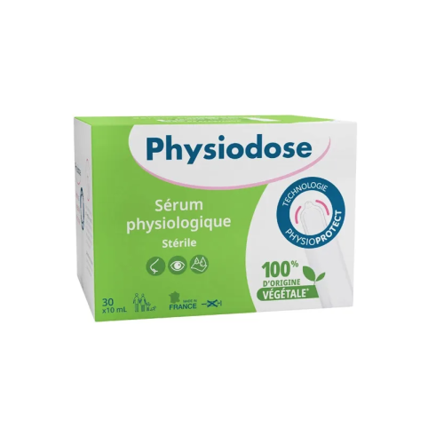 Sérum Physiologique Stérile 30 Unidoses Plastique Végétal de 5 ml Sérum Physiologique Stérile 30 Unidoses Plastique Végétal de 5 ml