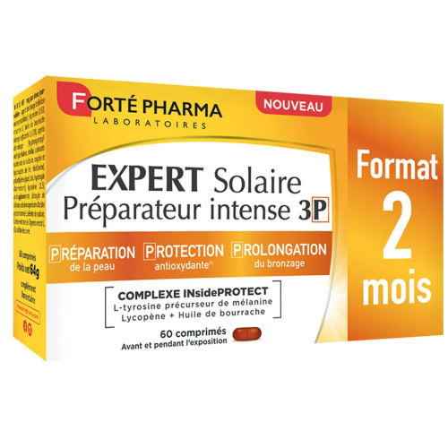 Expert Solaire Solaire Préparateur Intense 3P Format 2 mois 60 comprimés
