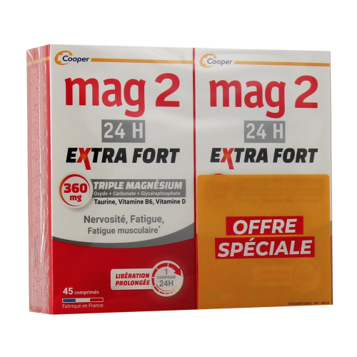 Mag 2 Extra Fort 2 x 45 comprimés