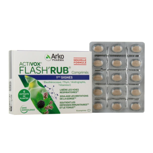 Activox Flash'rub 1ers signes 15 comprimés