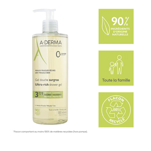 Gel Douche Surgras 500 ml