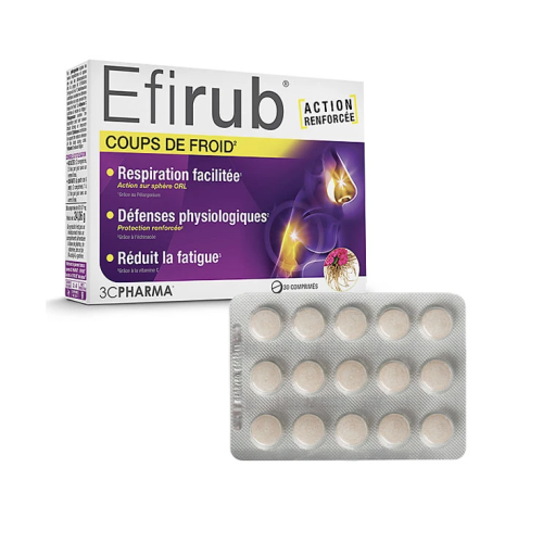 Efirub Coups de Froid 30 comprimés