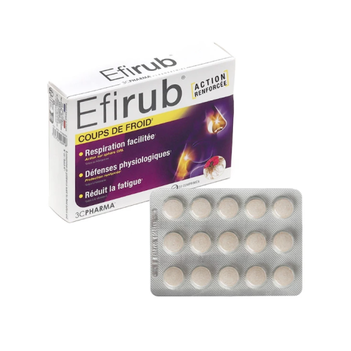 Efirub Coups de Froid 30 comprimés
