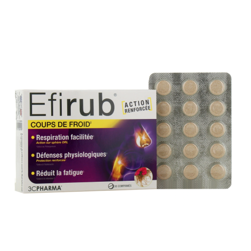 Efirub Coups de Froid 30 comprimés