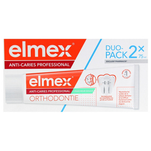 Elmex Dentifrice Junior Anti-Caries 2x75ml - Protection Renforcée Elmex Dentifrice Junior Anti-Caries 2x75ml - Protection Renforcée